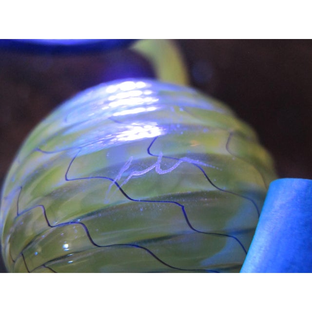 Dale Chihuly 2pc Parrot Green Persian Series Hand Blown Art Glass Sculpture For Sale - Image 18 of 18