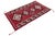 Native American 3x5 Contemporary Handmade Modern Navajo Style Crimson Wool Runner Rug For Sale - Image 3 of 8