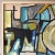 Original Abstract Folk Art Painting by Leon Collins, C. 2024 For Sale In Seattle - Image 6 of 11