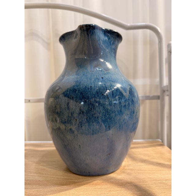 Late 20th Century C B Craven Teagues Pottery Pitcher | Vintage American Studio Pottery | Hand-Thrown Stoneware For Sale - Image 4 of 4