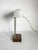 20th Century Minimalist Table Lamp with Aluminium Shade and Wooden Base, France For Sale - Image 4 of 14