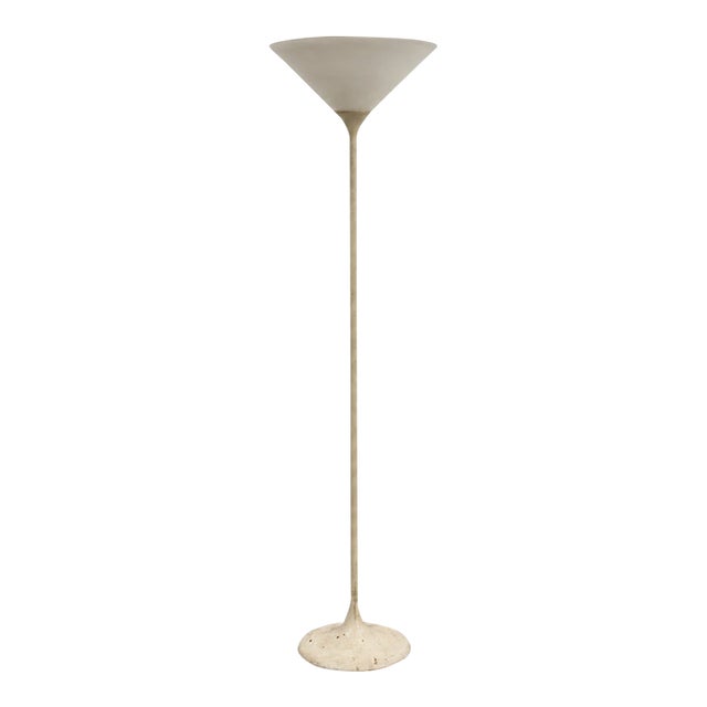 Mid Century Modern Italian Torchiere Floor Lamp, C. 1960’s For Sale