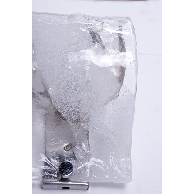 Large Murano Glass Wall Sconce from Mazzega, 1960s For Sale - Image 10 of 18