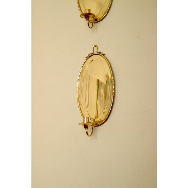 Goldenrod Mid-Century Swedish Sconces, Set of 2 For Sale - Image 8 of 14