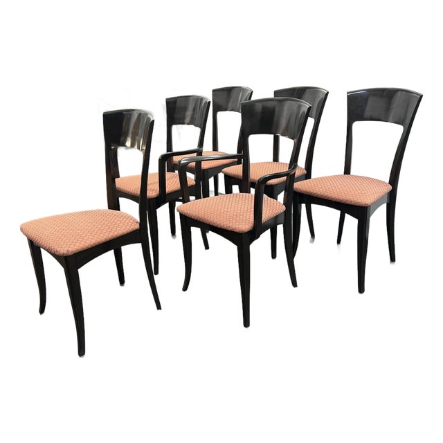 Antonio Sibau for Sibau Furniture Dining Chairs, Set of Six For Sale