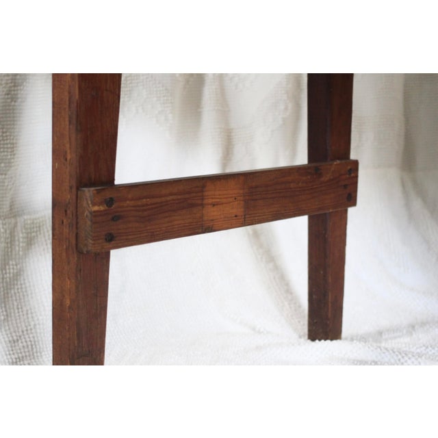 Antique Farmhouse Dining or Harvest Table For Sale - Image 6 of 14