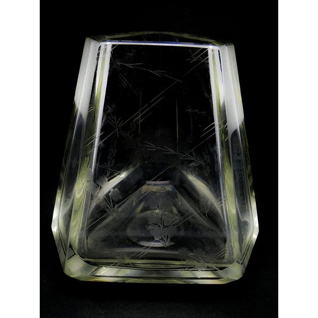 Art Deco Vase from Moser, Former Czechoslovakia, 1950s For Sale - Image 3 of 6