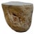 Rustic Vintage Boulder Stool Side Table For Sale
