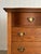 Antique Oak Serpentine Chest With Original Casters and Brass Hardware For Sale - Image 4 of 17