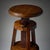 Brown French 19th Century Solid Walnut Tripod Pedestal Stand, Circa 1890 For Sale - Image 8 of 9