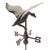 Gold Antique Three-Dimensional Copper Weathervane with Open-Winged Duck, 1900s For Sale - Image 8 of 8