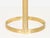 Metal Modern Circular Glass Top Brass Coffee Table For Sale - Image 7 of 7