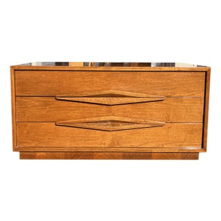 1960s Mid Century Modern Low Cabinet or Credenza in Albert Parvin Style For Sale