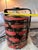 Antique Hand-Woven Chinese Wedding Basket With Lacquered Layers For Sale - Image 12 of 18