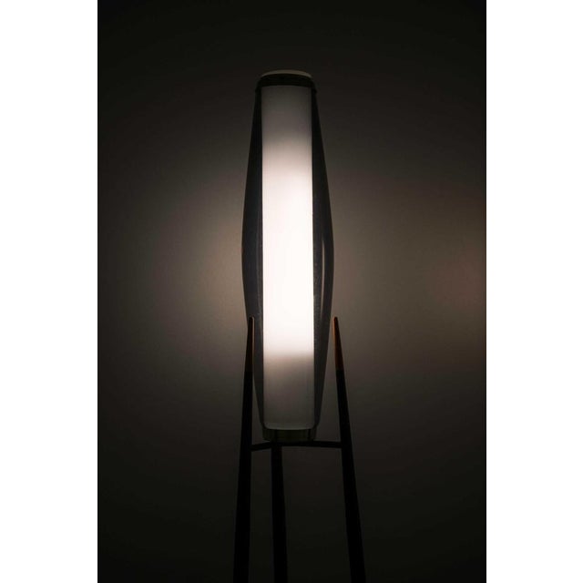 Floor Lamps in Brass and Glass by Svend Aage Holm Sørensen, 1950s, Set of 2 For Sale - Image 4 of 9