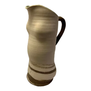 Vintage Studio Art Pottery Woman Body Shape Pitcher by California Artist Sage Knight