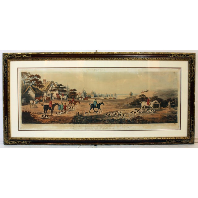 Printmaking Materials 1817 Set of 4 English Hunting Prints Painted by Dean Wolstenholme & Printed by Sutherland For Sale - Image 7 of 12