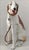 Life Size Glazed Porcelain Borzoi Dog Statue Made in Italy, Circa 1960 For Sale - Image 10 of 13