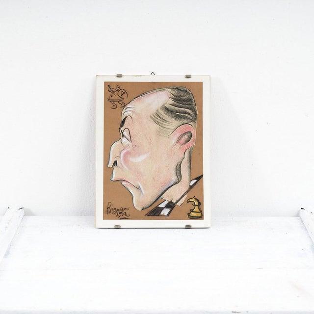 Bignami, Caricature, 1953, Drawing For Sale - Image 5 of 5