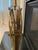 Brass 1980s Peacock French Count;ry Ornate 44" Wide Folding Brass Fireplace Fan For Sale - Image 8 of 15