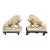 Monumental Neoclassical Cast Stone Garden Lions, a Pair For Sale