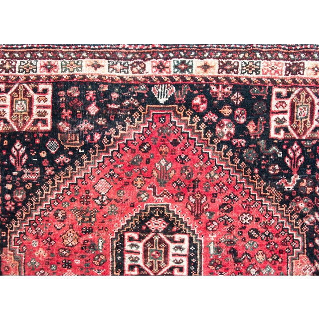Mid 20th Century Mid-20th Century Persian Shiraz Rug For Sale - Image 5 of 14