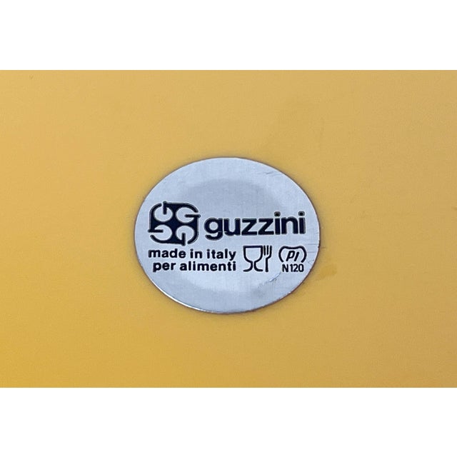 Postmodern Italian Yellow Plastic Tray from Guzzini For Sale - Image 17 of 18