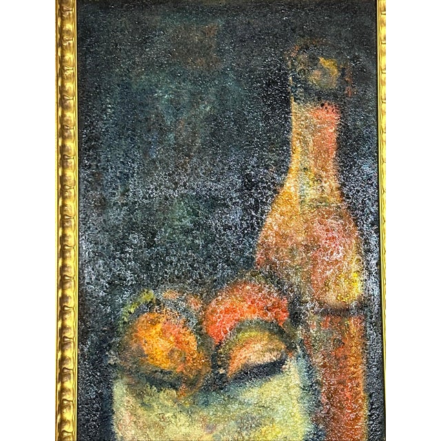 Richard "Dick" Hay 1942-2020 Indiana Heavy Impasto Oil Canvas MCM Still Life 1963 For Sale In New York - Image 6 of 8