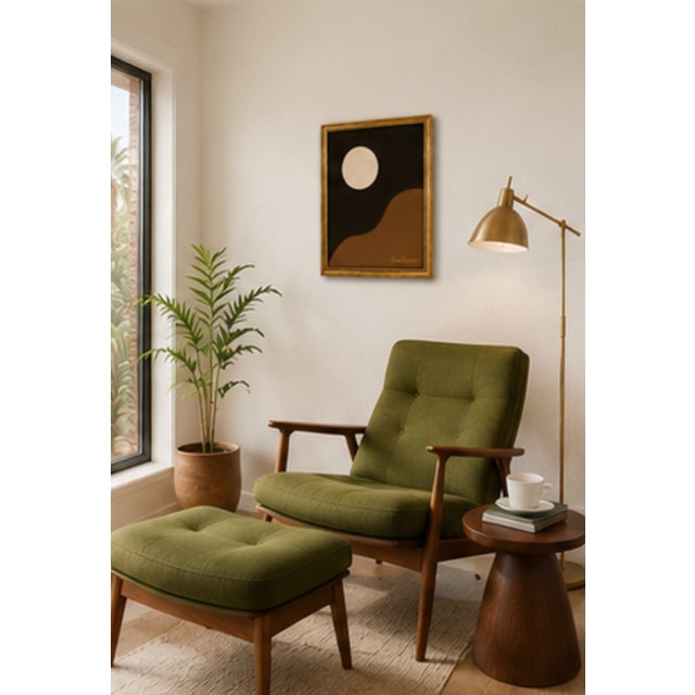 Moon Melt Modern Painting, Framed by Bryan Boomershine For Sale - Image 10 of 10
