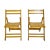 Antique India Yellow Rustic Folding Chair For Sale - Image 4 of 10