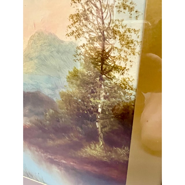 Pair Vintage Gilt Wood Framed English Landacape Paintings For Sale - Image 15 of 17