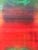 Monumental Red Abstract Painting, Acrylic on Canvas, Signed, 1969 For Sale - Image 9 of 10
