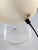 1980s Murano Glass Table Lamp in Geometric Cone and Frosted Sphere by Itre, Venice, 1980s For Sale - Image 5 of 8