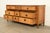 Baker Furniture French Regency Louis XVI Carved Walnut Triple Dresser or Credenza, Circa 1960s For Sale In South Bend - Image 6 of 17