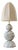 Edison Blue & White Marble Table Lamp by Henry Holland Studio For Sale