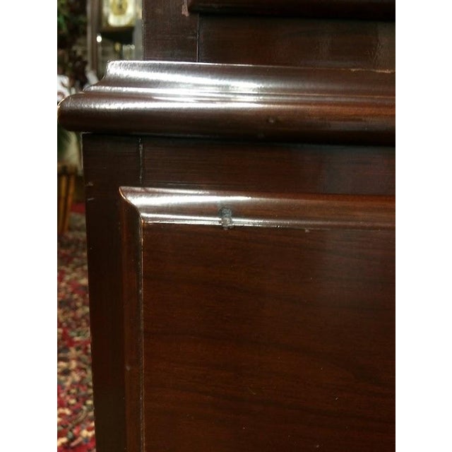 Wood Vintage Chest on Chest, Mahogany Tall Chest of Drawers, Lexington Furniture For Sale - Image 7 of 14