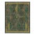 Rug & Kilim’s Distressed Style Rug in Green & Brown Geometric Patterns For Sale