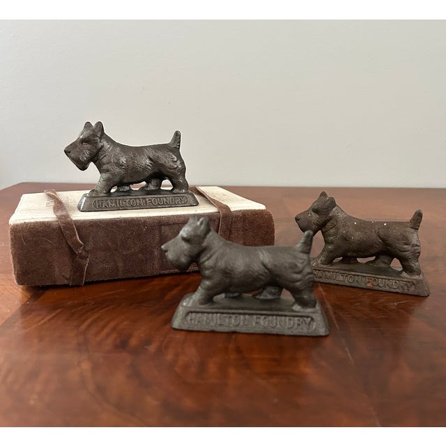 Vintage Hamilton Foundry Cast Iron Advertising Paperweights For Sale - Image 11 of 13