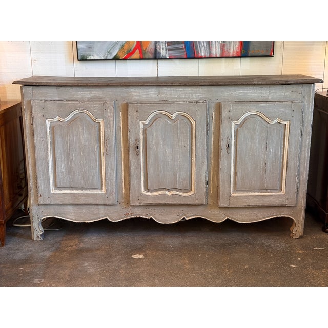 French 18th Century Painted French Enfilade For Sale - Image 3 of 16