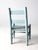 Blue Antique Painted Woven Seat Children's Chair For Sale - Image 8 of 10