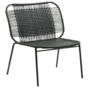 Black Cielo Lounge Chair by Sebastian Herkner