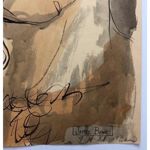 From the estate of Chicago artist James Frederic Bone (1929-2015) Bone was born in Brownsville, Texas and moved to the...