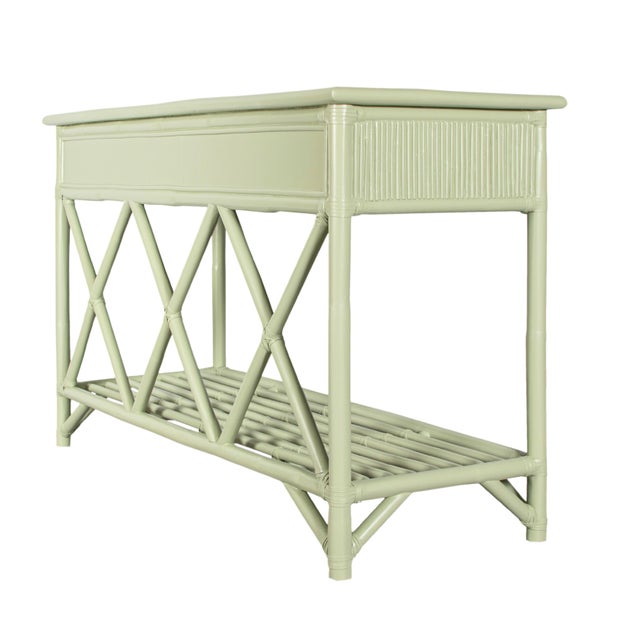 Wood Aruba Sideboard - Celery Green For Sale - Image 7 of 9