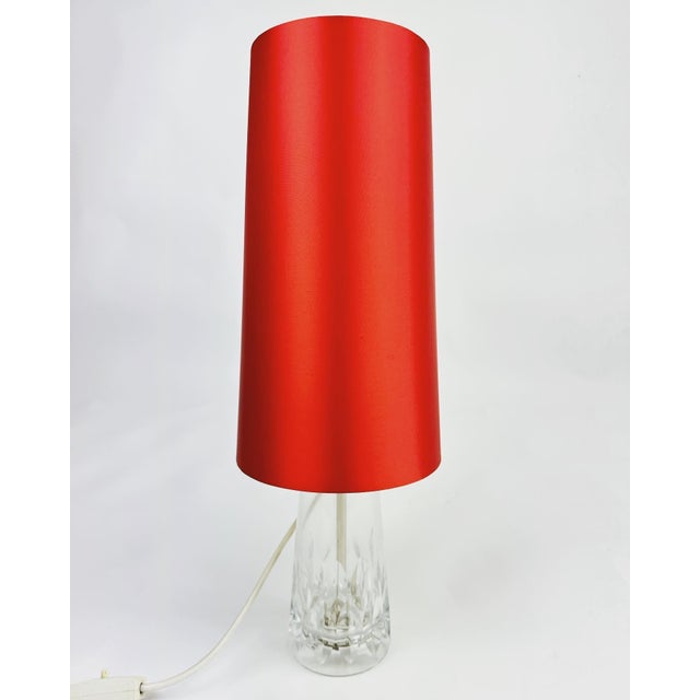 Red Vintage Table Lamp from Kaiser Leuchten, 1970s For Sale - Image 8 of 10