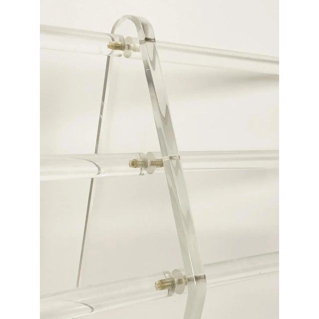 Plastic Vintage Lucite Valet With 6 Arms For Sale - Image 7 of 12