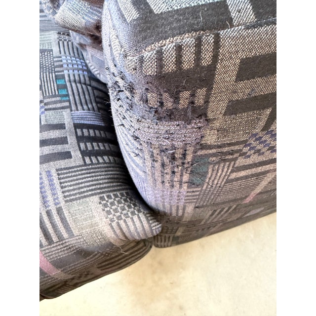 Rolf Benz Postmodern Plinth Base Sofa Couch (Germany) Late 1970s Charcoal Gray For Sale - Image 13 of 17