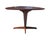 Tomlinson Vintage Mid Century Modern 1960s Walnut Triangle Center Accent Table Restored Attributed to Tomlinson For Sale - Image 4 of 7