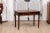 Late 19th Century Italian 1890s Walnut Side Table with Elm Marquetry Star, Drawer and Turned Legs For Sale - Image 5 of 12