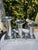 Set of Three Vintage Pewter Silver Candle Holders For Sale - Image 10 of 12