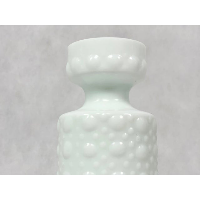 Mid-Century Milk Glass Vase by Herbert Kny for VEB Glaswerk Schmiedefeld, 1960s For Sale - Image 4 of 8